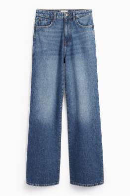 Wide Leg Jeans - high waist