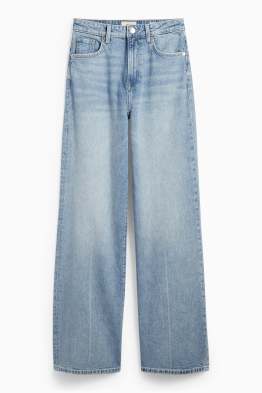 Wide Leg Jeans - high waist