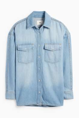 Jeansbluse