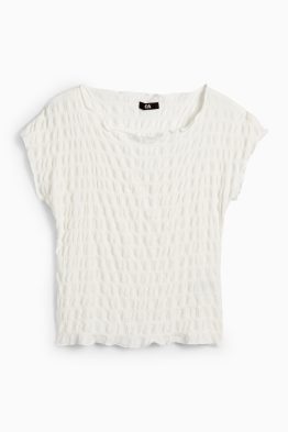 T-shirt - tessuto tramato