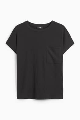 Basic T-shirt - met structuur