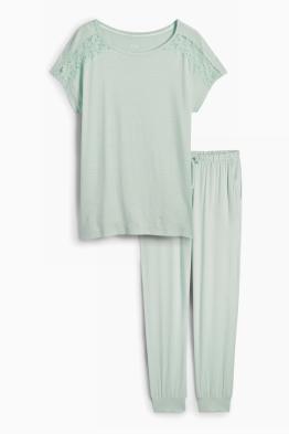 Viscose pyjamas - polka dot