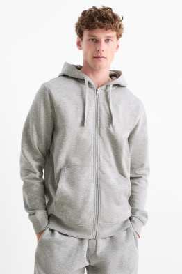 Sweat zippé à capuche