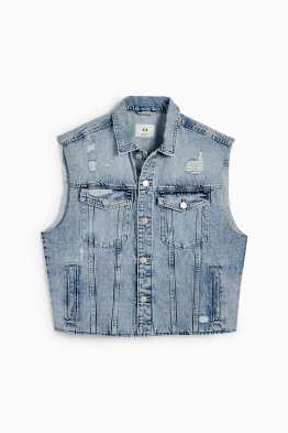 Jeans-Weste