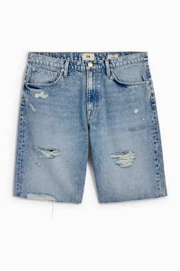 Denim shorts
