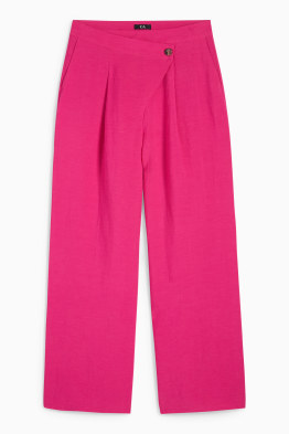 Pantalon de bureau - high waist - straight fit