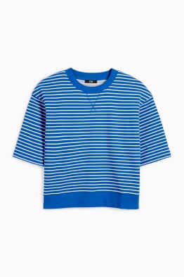 Sweat basique - à rayures