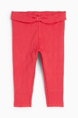 Leggings per neonati - a coste