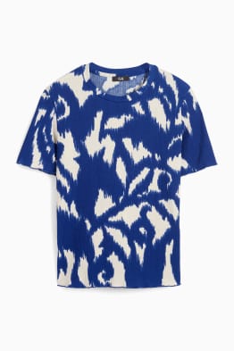 T-shirt - con motivi - tessuto tramato