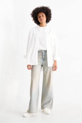 Wide leg jeans - high waist