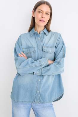 Jeansbluse