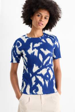 T-shirt - con motivi - tessuto tramato