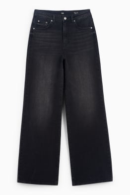 Jeans a gamba larga - vita alta