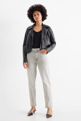 Boyfriend jean - mid waist - LYCRA®