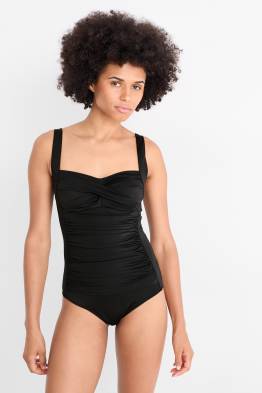 Costume da bagno con arricciature - imbottito - LYCRA® XTRA LIFE™