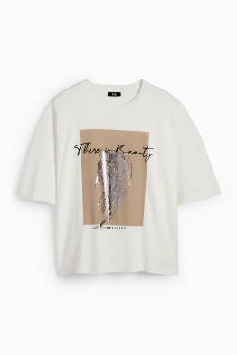 T-shirt - effetto brillante