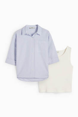 Set - blouse en topje - 2-delig