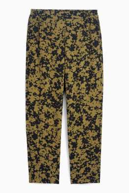 Pantalons de tela - high waist - tapered fit - de flors