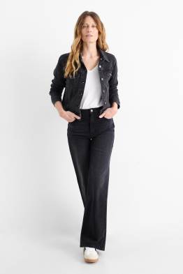 Jeans a gamba larga - vita alta