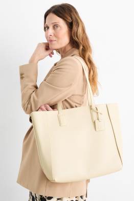 Velká kabelka shopper - imitace kůže