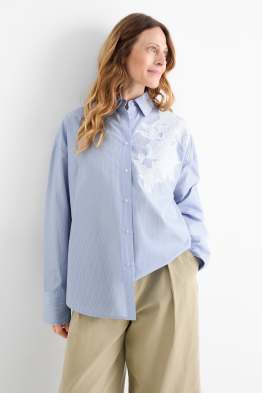 Bluse - gestreift