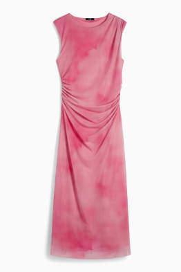 Robe en maille-filet - à motif