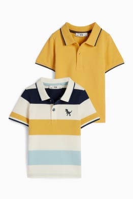 Lot de 2 - dinosaures - polos