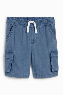 Cargo-Bermudas - gemustert