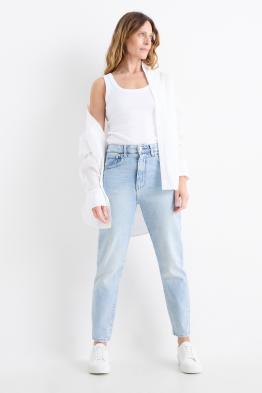 Mom jeans - high waist - LYCRA®