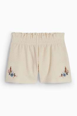 Blume - Shorts - strukturiert