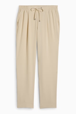 Pantalon - mid waist - tapered fit
