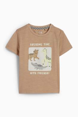 Wildtiere - Baby-Kurzarmshirt