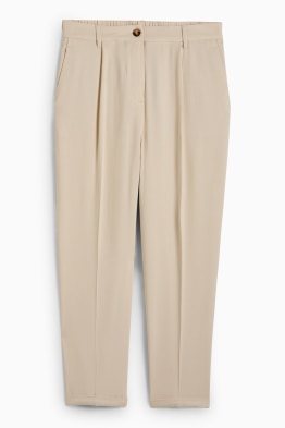 Pantalon - mid waist - tapered fit