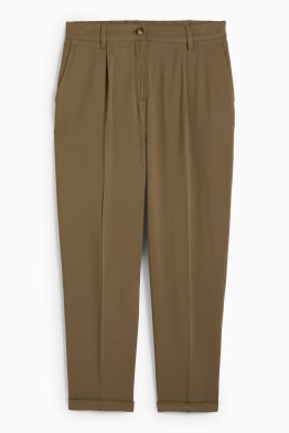 Pantalon - mid waist - tapered fit