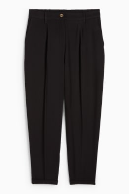 Pantalon - mid waist - tapered fit