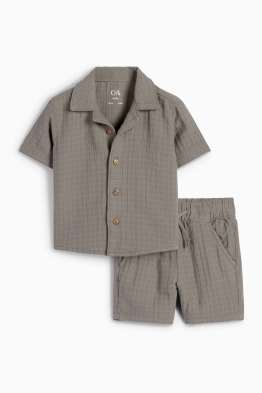 Baby-Outfit - 2 teilig - strukturiert