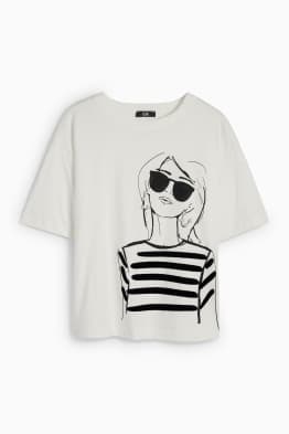 T-shirt met strass steentjes