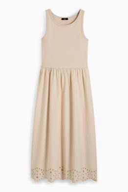 Robe Fit & Flare - broderie anglaise