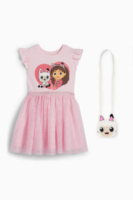 Gabby's Dollhouse - Set - Kleid und Tasche - 2 teilig