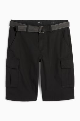 Shorts cargo con cintura