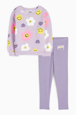 SmileyWorld® - set - sweatshirt en legging - 2-delig