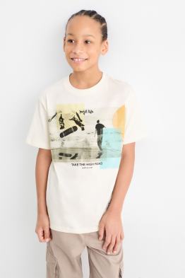 Monopatinadores - camiseta de manga corta