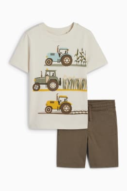 Trattore - set - maglia a maniche corte e shorts - 2 pezzi
