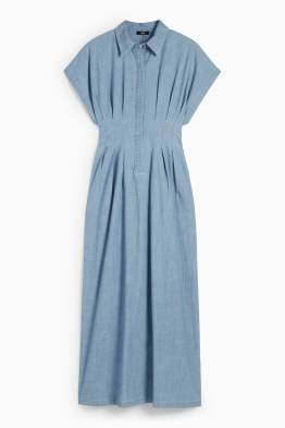 Vestito a camicia - effetto jeans