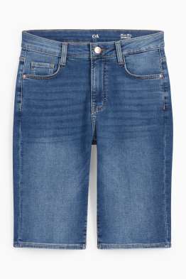 Jeans-Bermudas - Mid Waist - Jog Denim - LYCRA®