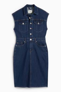 Vestito a camicia in jeans