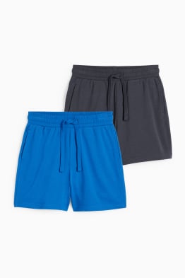 Lot de 2 - shorts basiques en molleton