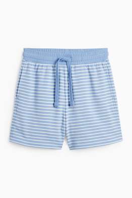 Basic sweatshort - gestreept