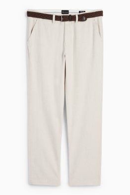 Pantaloni chino con cintura - regular fit