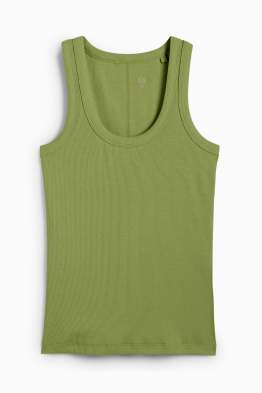 Basic top - ribstof